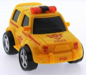 Sürtmeli Kırılmaz Sarı Polis Arabası P101 - 1