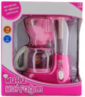 Mutlu Mutfağım Mini Kahve Makinası Koyu Pembe 0037 - 2