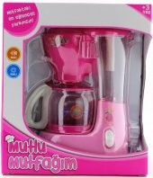 Mutlu Mutfağım Mini Kahve Makinası Koyu Pembe 0037 - 5