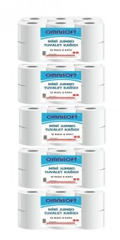 Omnisoft 5 Koli Mini Jumbo Tuvalet Kağıdı 60 Rulo - 2