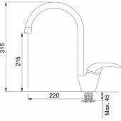 Franke Platino Spiralsiz Granit Avena Armatür - 2