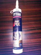 TYTAN FAST FİX,HIGH TACK= 290 ML,BEYAZ, HIZLI KORNİŞ ve SÜPÜRGELİK, YAPIŞTIRICI - 1