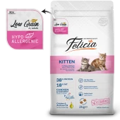 Felicia Az Tahıllı 2 Kg Kitten Yavru Tavuklu HypoAllergenic Kedi Maması - 5