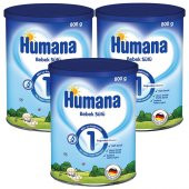 Humana 1 Bebek Sütü 800 Gr 3 Adet - 1