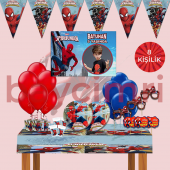 AFİŞLİ ÖRÜMCEK ADAM SPİDERMAN DOĞUM GÜNÜ PARTİ MALZEMELERİ SÜSLERİ SET - 1