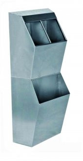 Arı Metal 2159 Galoş Bone Maske Kutusu Çöp Kovalı 2 Bölmeli - 1