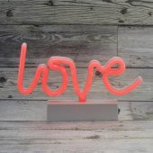 25cm Neon Led Love Yazısı Aydınlatma - 1
