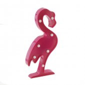 30cm Led Işıklı Plastik Flamingo Gece Lambası - 5