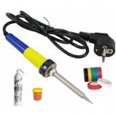 TIGER 9107 LEHİM LEYİM HAVYA KALEM SETİ 60 WAT LEHİM TELİ LEYİM PASTASI İZOLE BANT HEDİYELİ TAMİR PC - 1