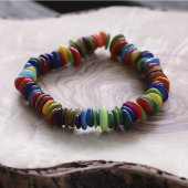 Doğal Taş Mat Gökkuşağı Bileklik ’Rainbow’ - 2