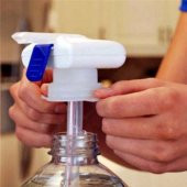 Magic Tap 5 Litre Pilli Damacana Su Pompası Cam ve Pet Şişe Su Pompası Süt Meyve Suyu Pompası Pilli - 2