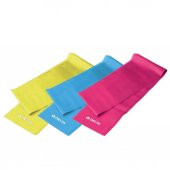 Delta 3 lü Pilates Bandı Plates Egzersiz Direnç Lastiği Seti - 1