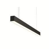 LİNEER LED SARKIT AYDINLATMA LİNEAR ARMATÜR 1 MT SİYAH KASA - 2