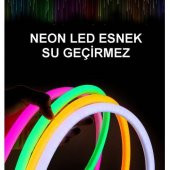 100 METRE NEON ŞERİT LED OTO TABLO DEKOR SU GEÇİRMEZ FLEXİ ESNEK BİNA DIŞ CEPHE LED GİYDİRME TABELA - 1