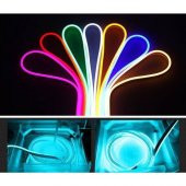 100 METRE NEON ŞERİT LED OTO TABLO DEKOR SU GEÇİRMEZ FLEXİ ESNEK BİNA DIŞ CEPHE LED GİYDİRME TABELA - 5
