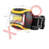 Flaşör Kafa Lambası Fener 3W Corby Led Kafa Bantlı Fener 3 Modlu Tatil Seyahat Bisiklet Kamp Av - 2