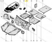 RENAULT Dacia çamurluk DAVLUMBAZ HALI Klips 7703081054 HSK0010 - 8