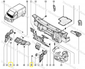 RENAULT Dacia çamurluk DAVLUMBAZ HALI Klips 7703081054 HSK0010 - 10