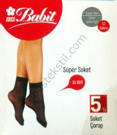 Babit Mat Süper 15 Bayan Soket Çorap 60lı - 1