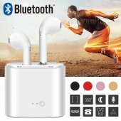 i7 TWS Mini Bluetooth 5.0 Kablosuz Kulaklık Apple İphone Samsung iOS Android Uyumlu - 7