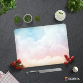 DECORITA Cam Kesme Tahtası - Renkli Bulutlar - 3