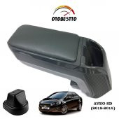 Chevrolet Aveo 12-15 Orjinal Araca Özel Gri Kol Dayama Kolçak - 1