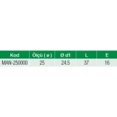 Formül PPRC 25 mm Manşon PN25 (20 Adet) - 3