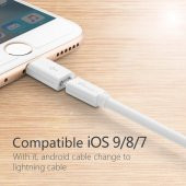 Micro Usb den Lightning (iPhone) Dönüştürücü ŞARJ Çevirici - 4