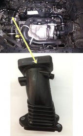 TURBO HAVA HORTUMU FORD FOCUS ÇİFT ÇIKIŞ 90PS - 3
