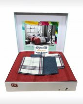 Taç Ranforce Çift Kişilik Nevresim Takımı Cloud Kırmızı - 2