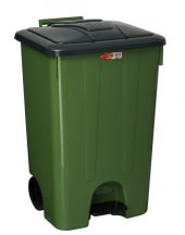 Köşeli Pedallı Çöp Kovası 85 lt. İç Kovasız - 1