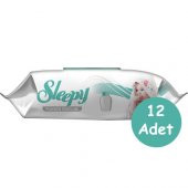 Sleepy Pudra Kokulu Islak Mendil 12x50li - 1
