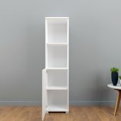 CREAFITTERS - Beyaz Tek Kapaklı Raflı Dolap thumbnail 2