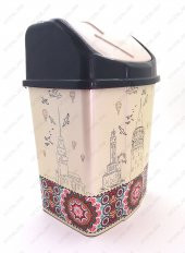 1 No Klik Çöp Kovası 3,5 Lt İstanbul Desenli - 2