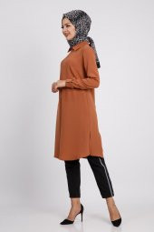 PUANE KADIN KARAMEL TUNİK -10096 - 5