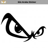 Göz Araba Oto Sticker 15 CM - 2