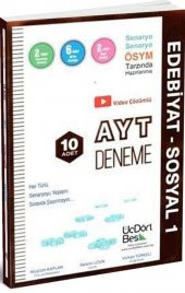 Üçdörtbeş AYT Edebiyat Sosyal 1 Deneme 10 lu - 1
