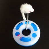 Petberry Yuvarlak Dönen Toplu Kedi Oyuncağı Yeşil - 2