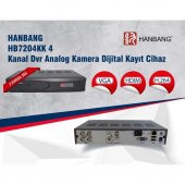 HANBANG HB7204KK 4 Kanal Dvr Analog Kamera Dijital Kayıt Cihazı 4 kanal kayıt cihazı - 1