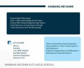 HANBANG HB7204KK 4 Kanal Dvr Analog Kamera Dijital Kayıt Cihazı 4 kanal kayıt cihazı - 5