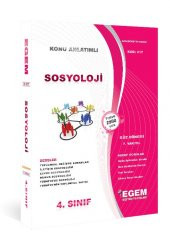 Aöf Sosyoloji 4. Sınıf 7. Yarıyıl güz dönemi Egem Yayınları - 1