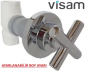 VİSAM YILDIZ ANKASTRE ARA KESME VALFİ PPRC 20MM - 3