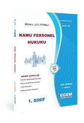 Aöf Kamu Personel Hukuku  1. Sınıf  Güz Dönemi Konu Anlatımlı Soru Kitabı Tek EGEM YAYINLARI - 1