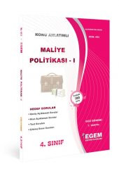 Aöf Maliye Politikası - I  4. Sınıf Güz Dönemi Konu Anlatımlı Soru Kitabı Tek EGEM YAYINLARI - 1