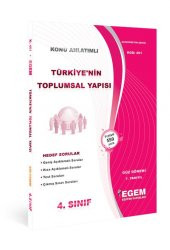 Aöf Türkiye'nin Toplumsal Yapısı  4. Sınıf Güz Dönemi Konu Anlatımlı Soru Kitabı Tek EGEM YAYINLARI - 1