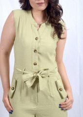 Yeşil Şort Tulum - 2