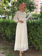 Tesettür Yazlık Elbise - Hayal Tül - 1