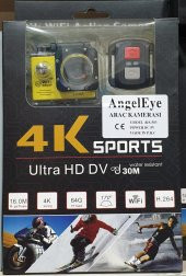 AngelEye KS-503 4K Ultra HD 170 Derece Wifi Aksiyon Kamera UZAKTAN Kumandalı - 2