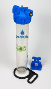 Atlas 20" Housing Tekli Boş Filtre Kabı Bina Girişi ve Kuyu Suyu thumbnail 1