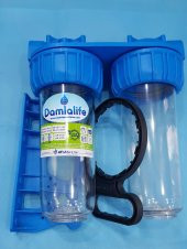 Atlas 10" Housing 2 Li Boş Filtre Kabı Bina Girişi ve Kuyu Suyu thumbnail 2